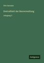 Otto Sarrazin: Zentralblatt der Bauverwaltung, Buch