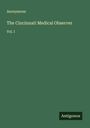 Anonymous: The Cincinnati Medical Observer, Buch