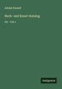Adolph Russell: Buch- und Kunst-Katalog, Buch