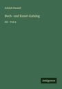 Adolph Russell: Buch- und Kunst-Katalog, Buch