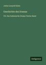 Julius Leopold Klein: Geschichte des Dramas, Buch