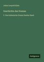 Julius Leopold Klein: Geschichte des Dramas, Buch