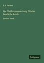 E. S. Puchelt: Die Civilprozessordnung für das Deutsche Reich, Buch