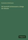 Konstantin Schlottmann: Die Inschrift Eschmunazar's, Königs der Sidonier, Buch