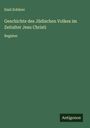 Emil Schürer: Geschichte des Jüdischen Volkes im Zeitalter Jesu Christi, Buch