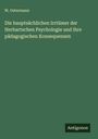 W. Ostermann: Die hauptsächlichen Irrtümer der Herbartschen Psychologie und ihre pädagogischen Konsequenzen, Buch