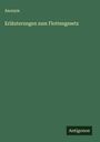 Anonym: Erläuterungen zum Flottengesetz, Buch