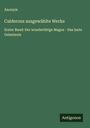 Anonym: Calderons ausgewählte Werke, Buch