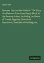 Daniel Wise: Summer Days on the Hudson. The Story of a Pleasure Tour from Sandy Hook to the Saranac Lakes, Including Incidents of Travel, Legends, Historical Anecdotes, Sketches of Scenery, etc., Buch
