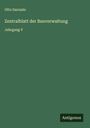Otto Sarrazin: Zentralblatt der Bauverwaltung, Buch