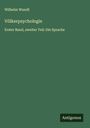Wilhelm Wundt: Völkerpsychologie, Buch