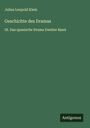 Julius Leopold Klein: Geschichte des Dramas, Buch
