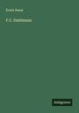Erwin Nasse: F.C. Dahlmann, Buch