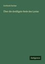 Gotthold Sachse: Über die dreißigste Rede des Lysias, Buch