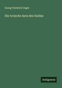 Georg Friedrich Unger: Die troische Aera des Suidas, Buch
