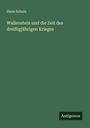 Hans Schulz: Wallenstein und die Zeit des dreißigjährigen Krieges, Buch