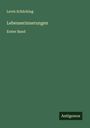 Levin Schücking: Lebenserinnerungen, Buch
