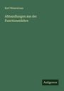 Karl Weierstrass: Abhandlungen aus der Functionenlehre, Buch