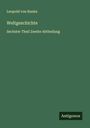 Leopold von Ranke: Weltgeschichte, Buch