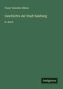 Franz Valentin Zillner: Geschichte der Stadt Salzburg, Buch