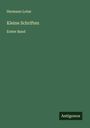 Hermann Lotze: Kleine Schriften, Buch