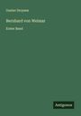 Gustav Droysen: Bernhard von Weimar, Buch