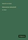 Heinrich Von Sybel: Historische Zeitschrift, Buch