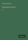 Karl August Barack: Zimmerische Chronik, Buch