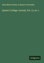 Alma Mater Society of Queen's University: Queen's College Journal, Vol. 13, no. 1, Buch