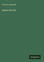 Dondorff: Kaiser Otto III., Buch