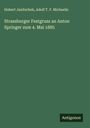 Hubert Janitschek: Strassburger Festgruss an Anton Springer zum 4. Mai 1885, Buch