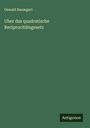 Oswald Baumgart: Uber das quadratische Reciprocitätsgesetz, Buch