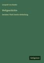 Leopold von Ranke: Weltgeschichte, Buch