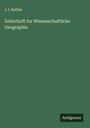 J. I. Kettler: Zeitschrift fur Wissenschaftliche Geographie, Buch