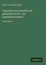Raoul Von Dombrowski: Allgemeine Encyklopädie der gesammten Forst- und Jagdwissenschaften, Buch