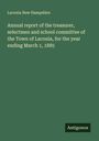 Laconia New Hampshire: Annual report of the treasurer, selectmen and school committee of the Town of Laconia, for the year ending March 1, 1885, Buch