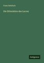 Franz Diebitsch: Die Sittenlehre des Lucrez, Buch