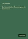 Carl Gegenbaur: Zur Kenntniss der Mammarorgane der Monotremen, Buch