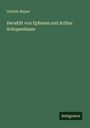 Gottlob Mayer: Heraklit von Ephesus und Arthur Schopenhauer, Buch