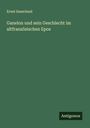 Ernst Sauerland: Ganelon und sein Geschlecht im altfranzösischen Epos, Buch