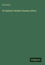 Ernst Brey: De Septem Fabulae Stasimo Altero, Buch