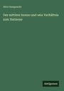 Otto Gumprecht: Der mittlere Isonzo und sein Verhältnis zum Natisone, Buch