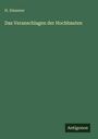 H. Diesener: Das Veranschlagen der Hochbauten, Buch