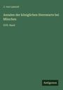 J. von Lamont: Annalen der königlichen Sternwarte bei München, Buch