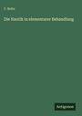 F. Bolte: Die Nautik in elementarer Behandlung, Buch