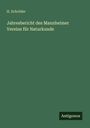 H. Schröder: Jahresbericht des Mannheimer Vereins für Naturkunde, Buch