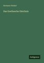 Hermann Henkel: Das Goethesche Gleichnis, Buch