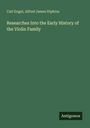 Carl Engel: Researches Into the Early History of the Violin Family, Buch