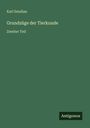 Karl Smalian: Grundzüge der Tierkunde, Buch