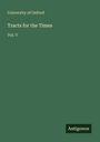 University Of Oxford: Tracts for the Times, Buch